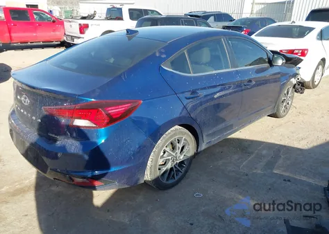 2019 Hyundai Elantra Limited z USA, uszkodzony, nr VIN 5NPD84LF9KH437440